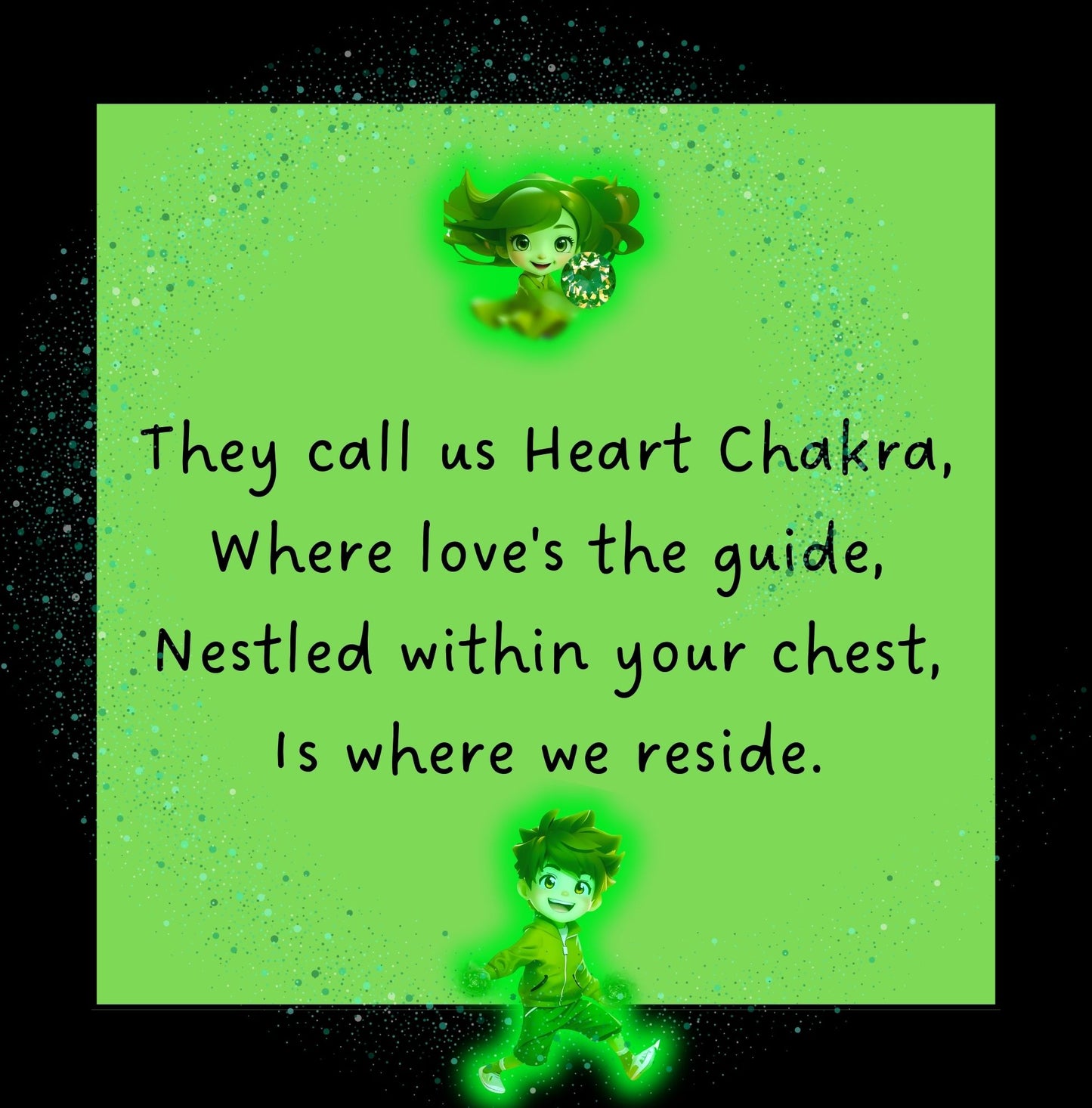 Heart Chakra Adventures: Embracing Love with Emerald and Green - Volume 4 -